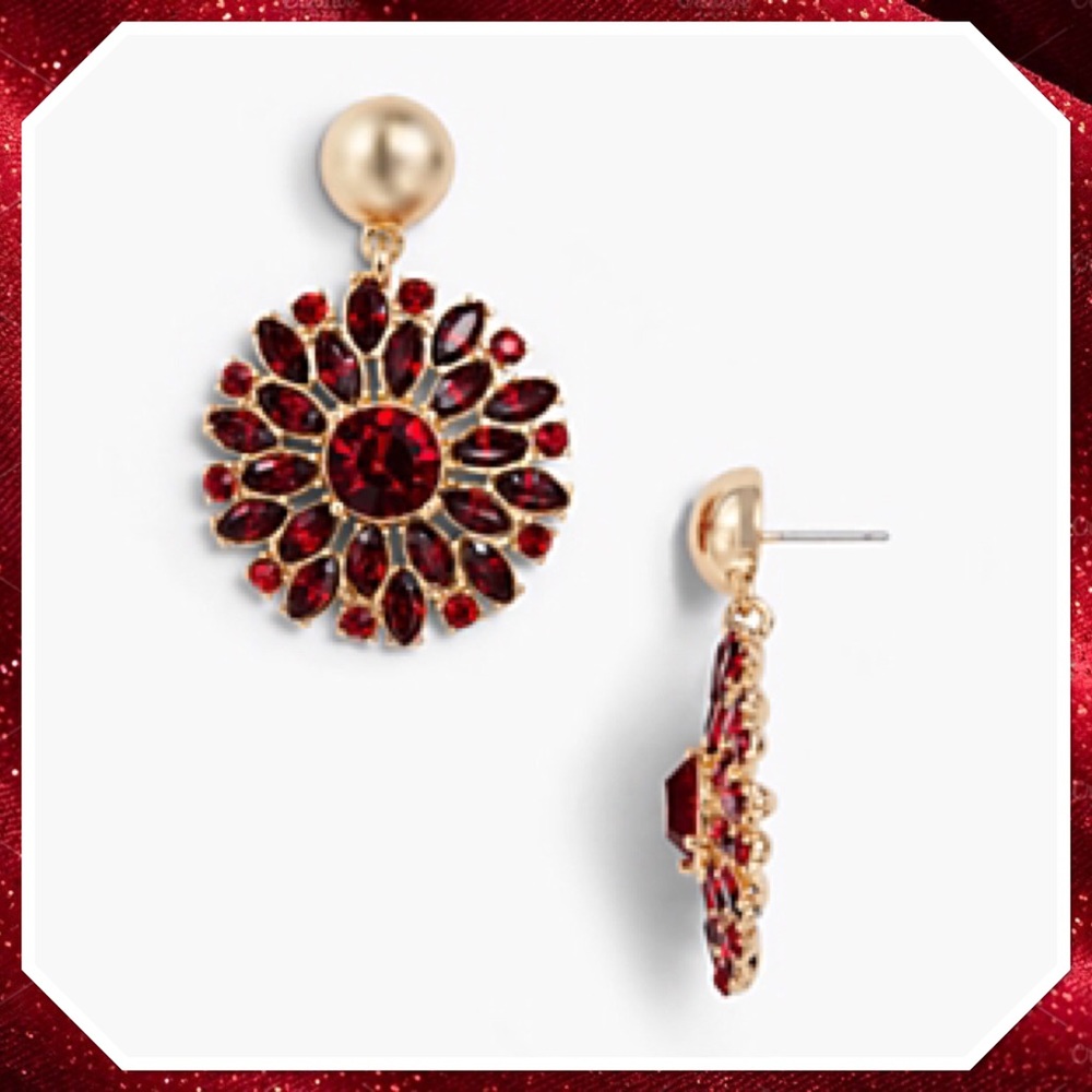 Talbots Holiday Starburst Earrings